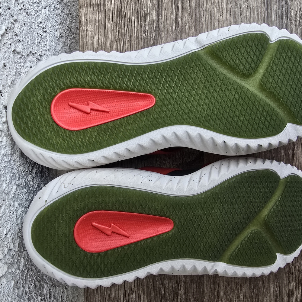 Kids Green and Red Sneakers